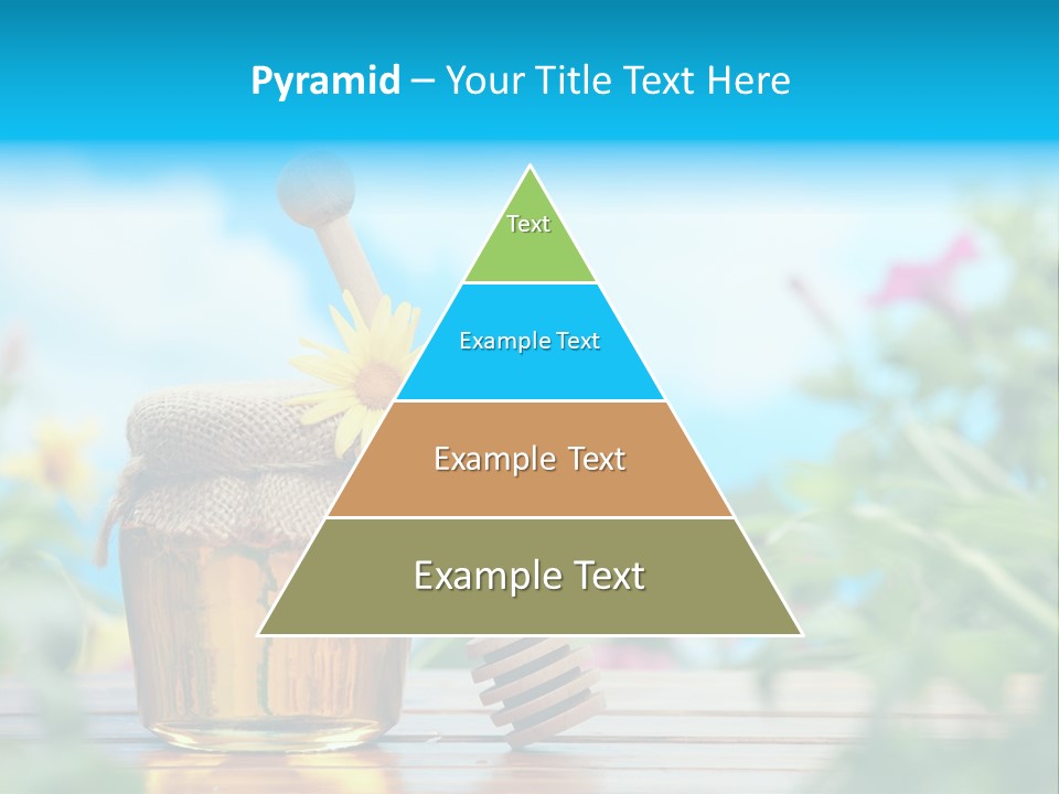 Orange Pollen Background PowerPoint Template