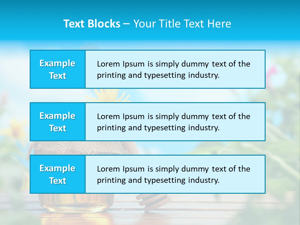 Orange Pollen Background PowerPoint Template