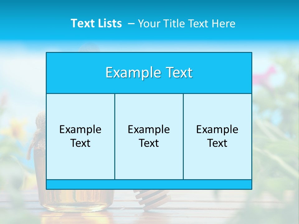 Orange Pollen Background PowerPoint Template
