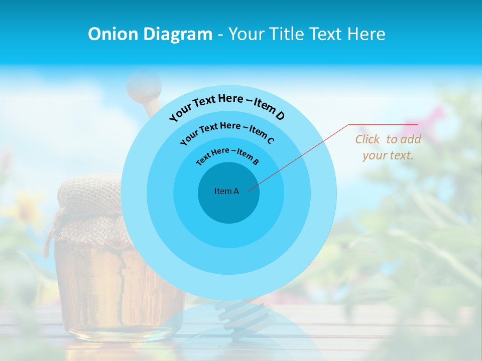 Orange Pollen Background PowerPoint Template
