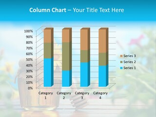 Orange Pollen Background PowerPoint Template