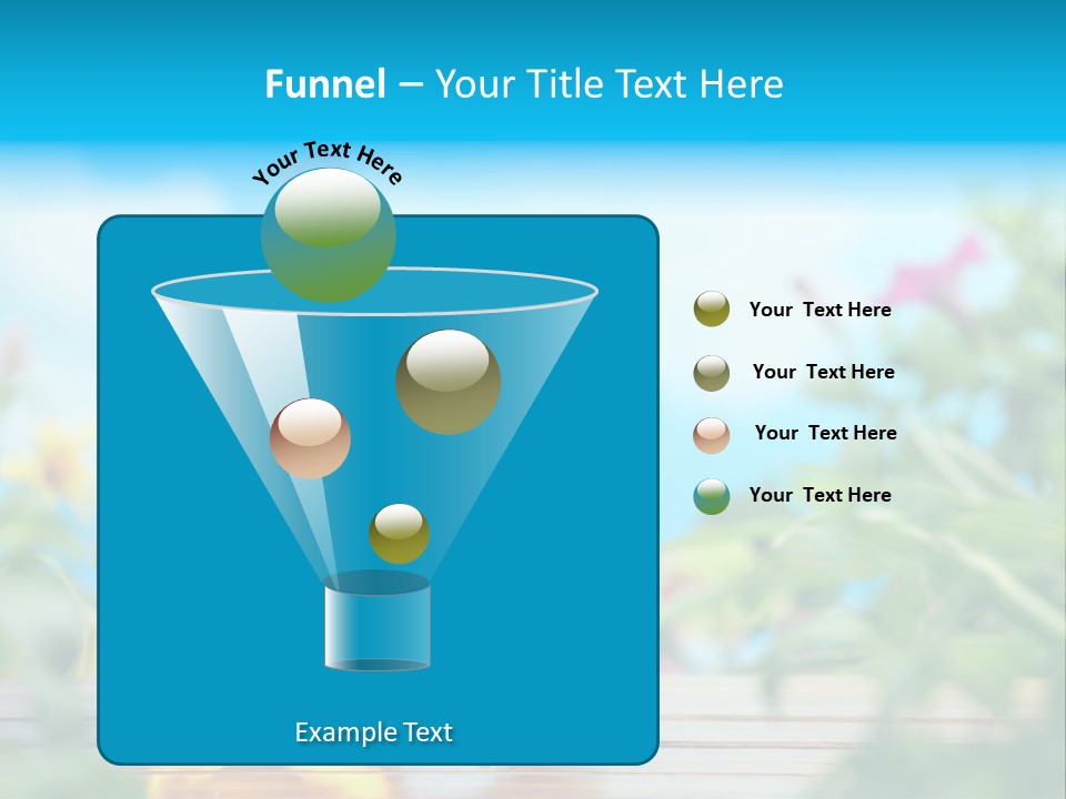 Orange Pollen Background PowerPoint Template