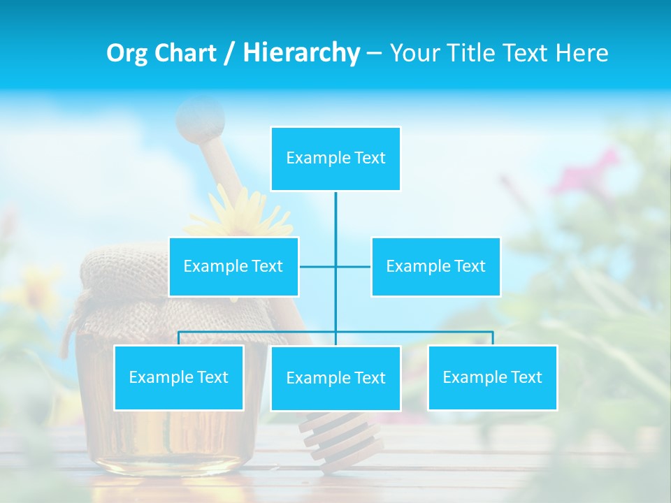 Orange Pollen Background PowerPoint Template