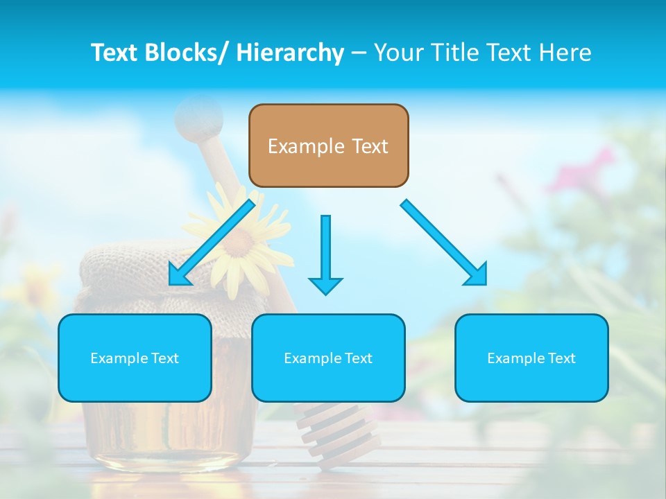 Orange Pollen Background PowerPoint Template