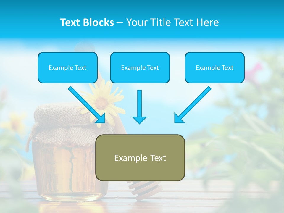 Orange Pollen Background PowerPoint Template