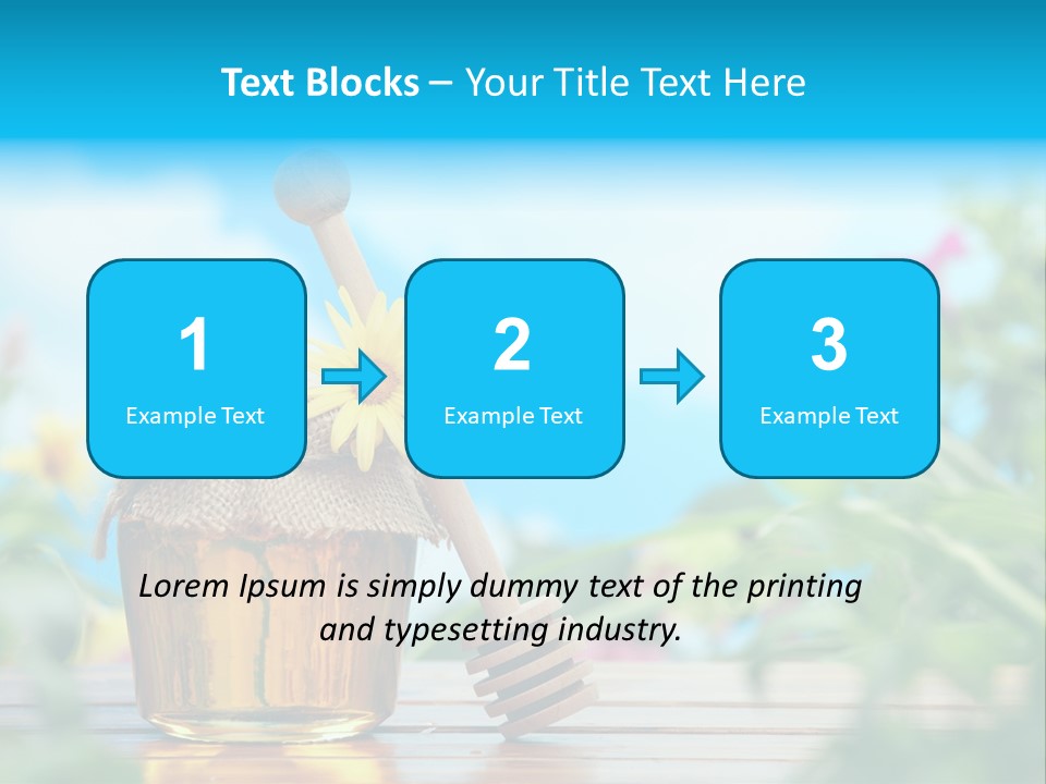 Orange Pollen Background PowerPoint Template