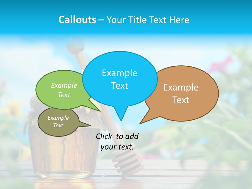 Orange Pollen Background PowerPoint Template