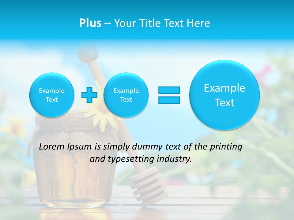 Orange Pollen Background PowerPoint Template