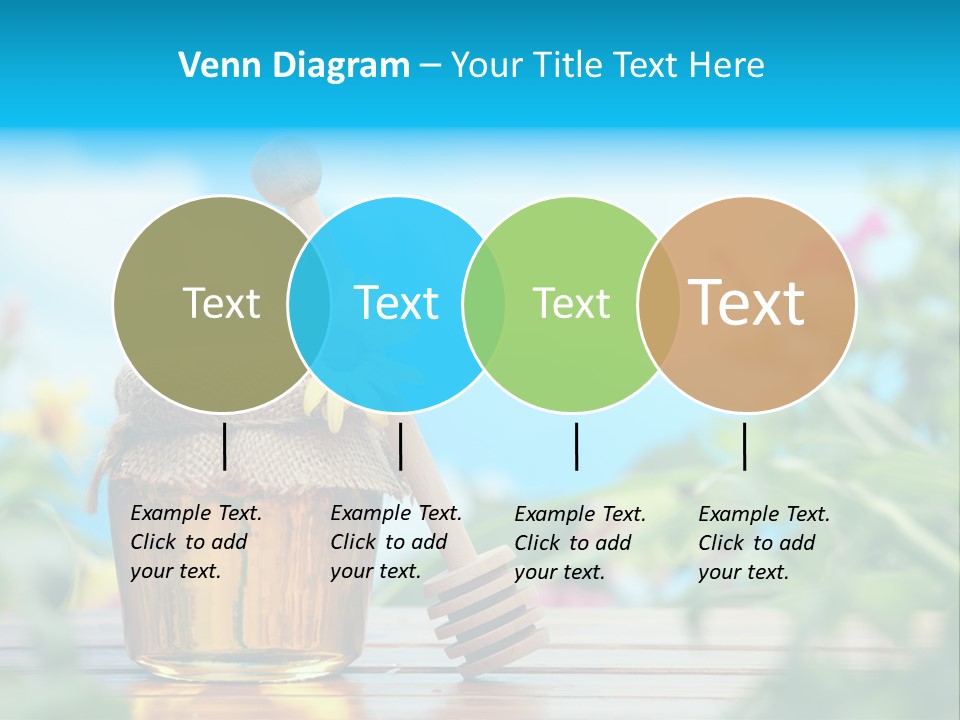Orange Pollen Background PowerPoint Template