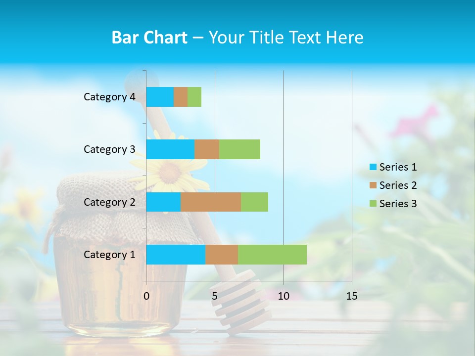 Orange Pollen Background PowerPoint Template