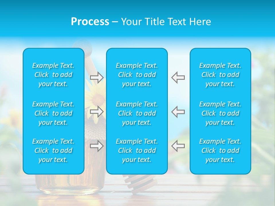 Orange Pollen Background PowerPoint Template