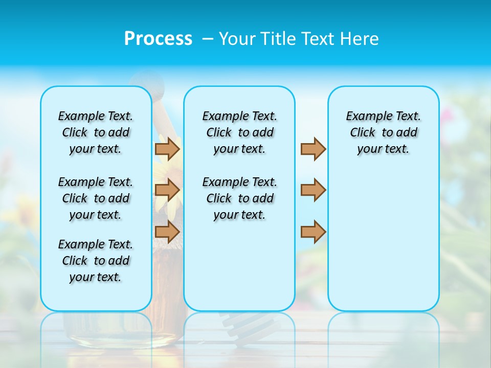 Orange Pollen Background PowerPoint Template