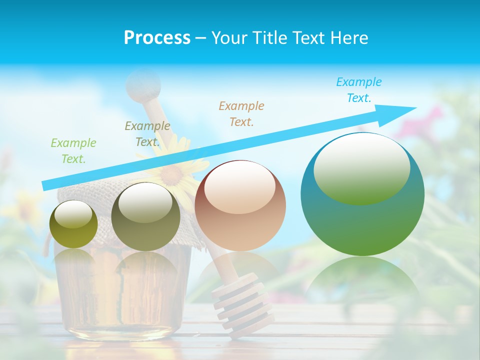 Orange Pollen Background PowerPoint Template