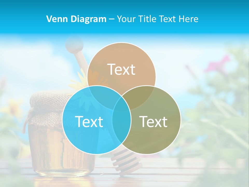 Orange Pollen Background PowerPoint Template