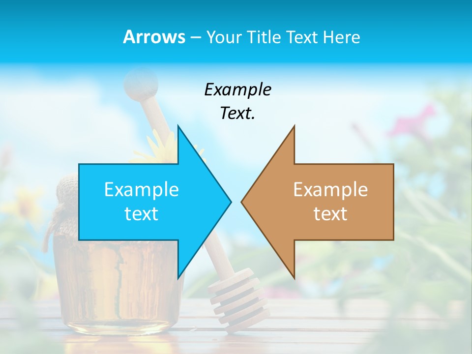 Orange Pollen Background PowerPoint Template