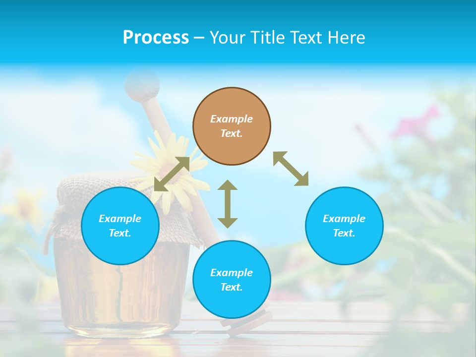 Orange Pollen Background PowerPoint Template