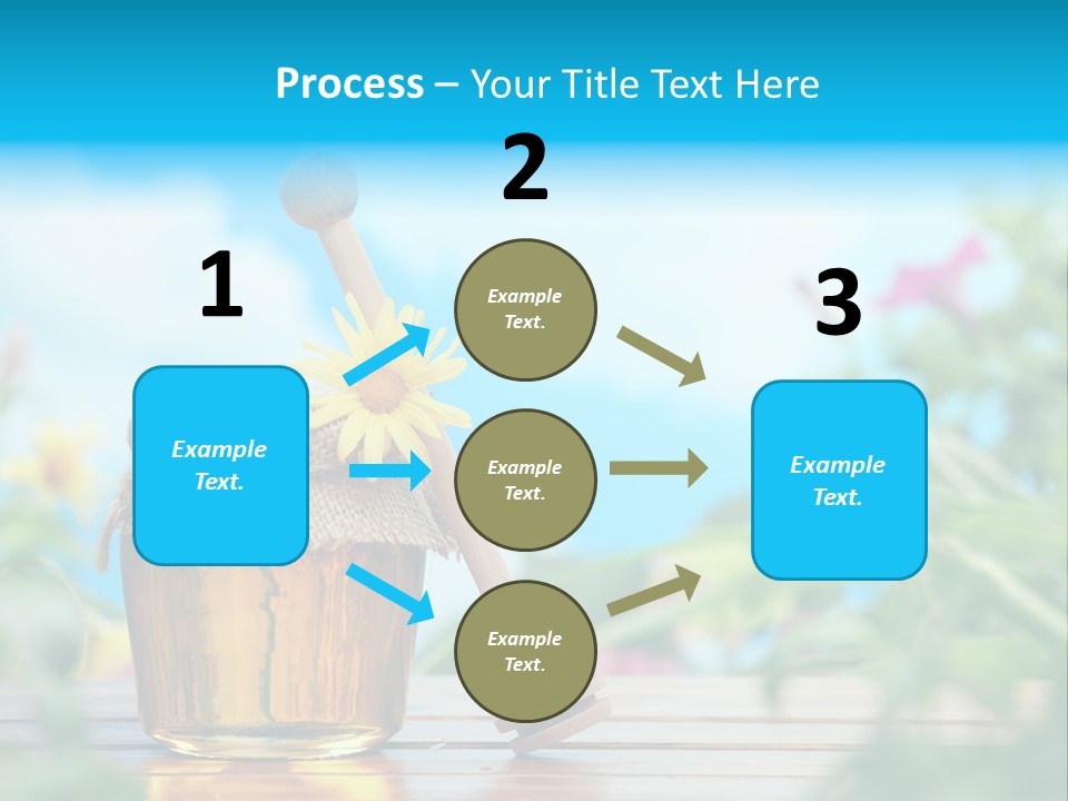 Orange Pollen Background PowerPoint Template