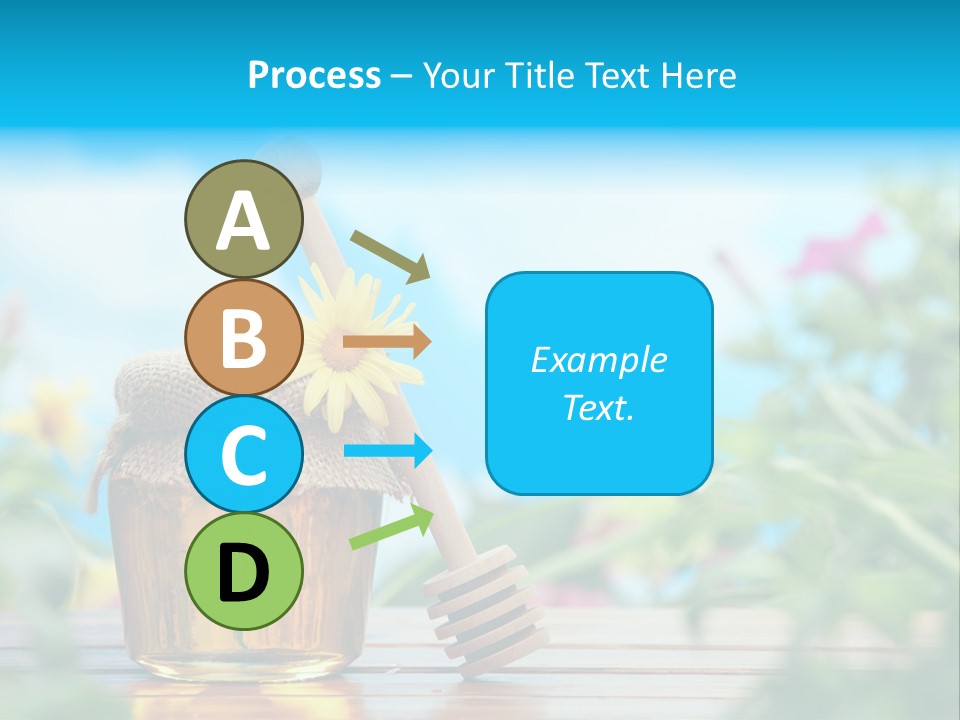 Orange Pollen Background PowerPoint Template