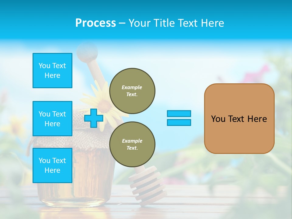 Orange Pollen Background PowerPoint Template
