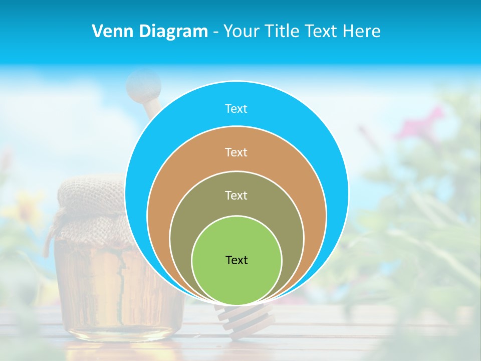 Orange Pollen Background PowerPoint Template