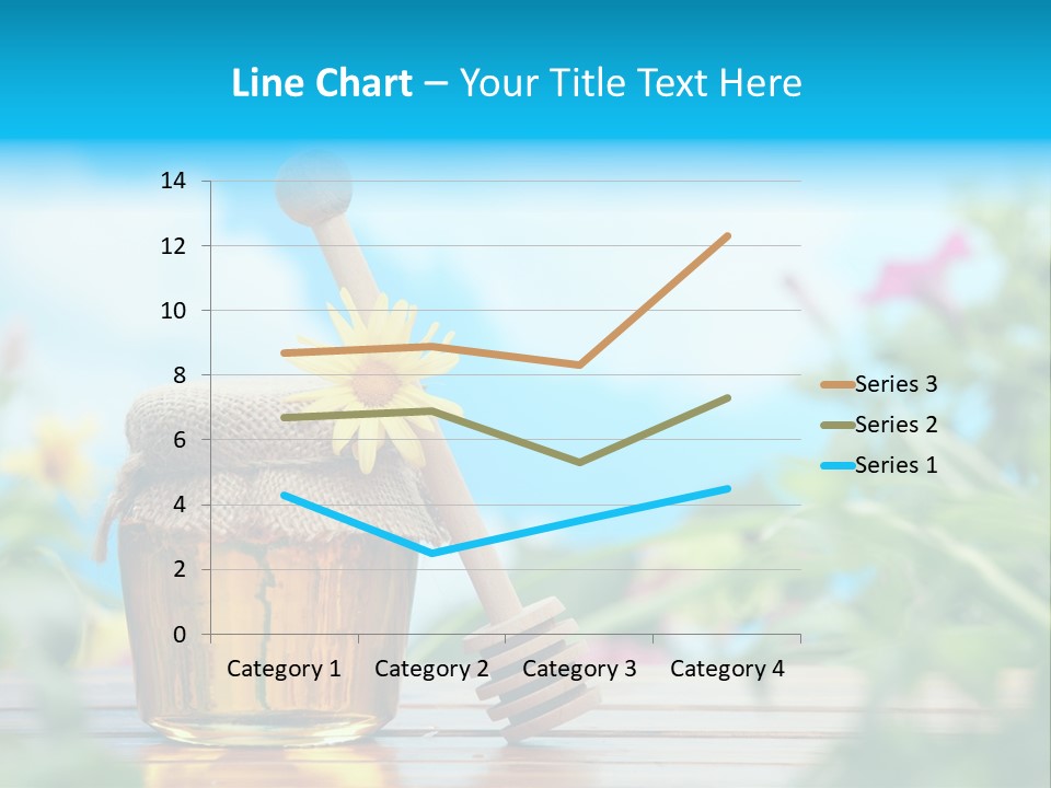 Orange Pollen Background PowerPoint Template