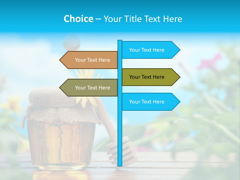 Orange Pollen Background PowerPoint Template