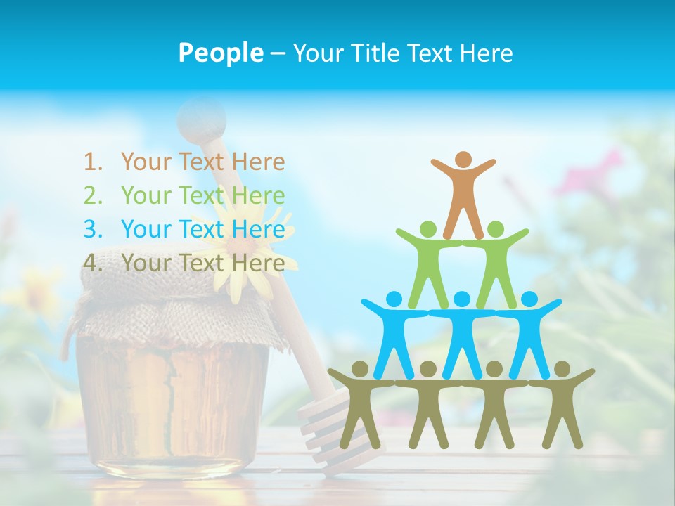 Orange Pollen Background PowerPoint Template