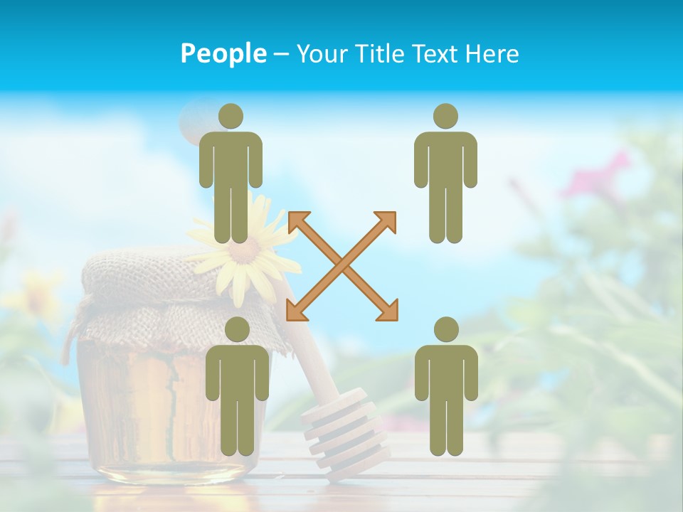 Orange Pollen Background PowerPoint Template