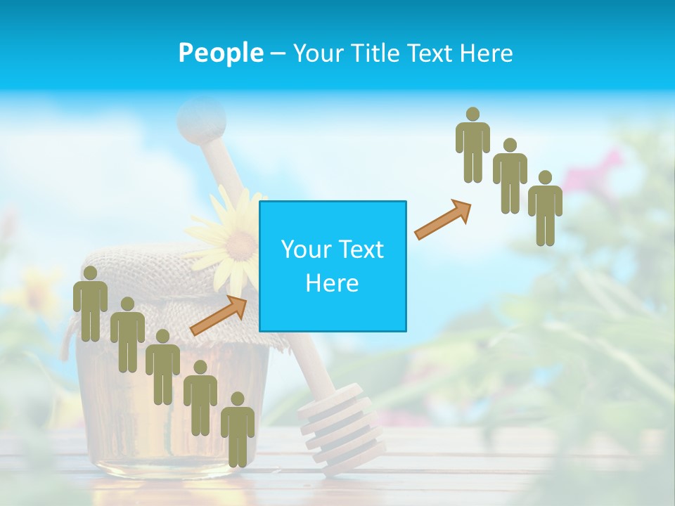 Orange Pollen Background PowerPoint Template