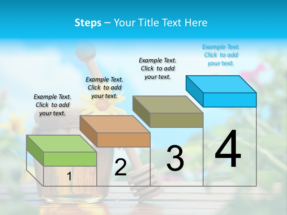 Orange Pollen Background PowerPoint Template