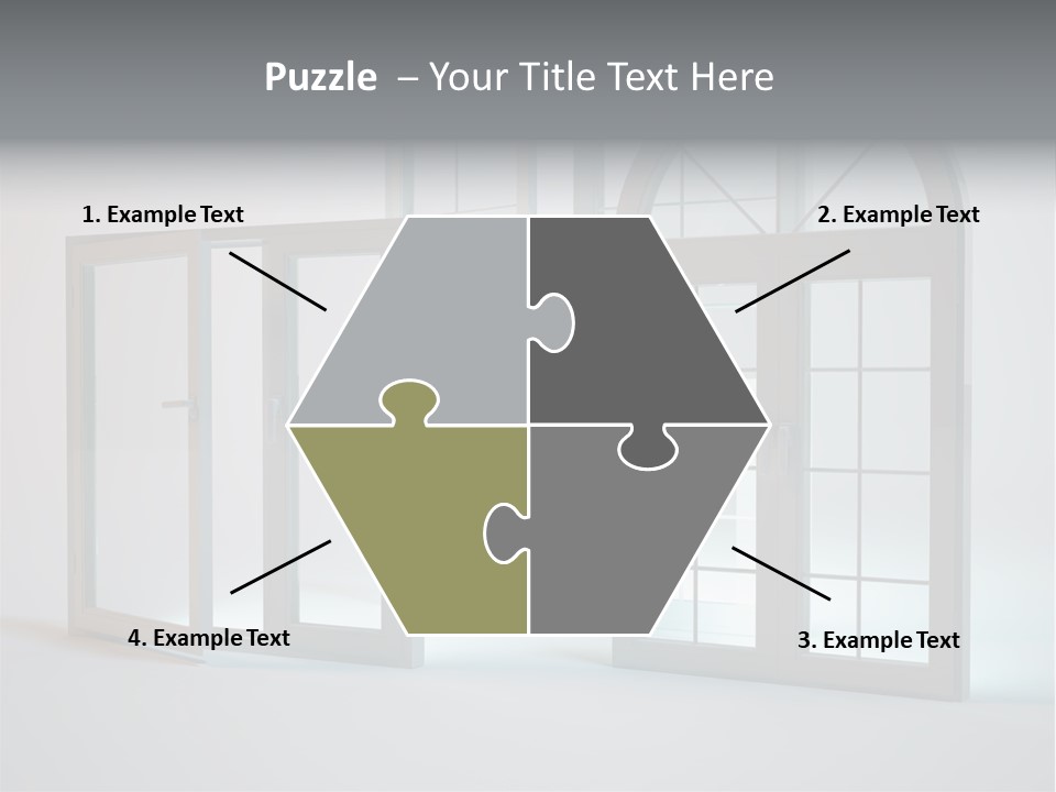 Bia Okno Architektura PowerPoint Template