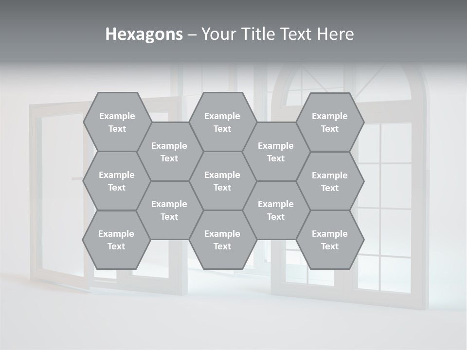 Bia Okno Architektura PowerPoint Template