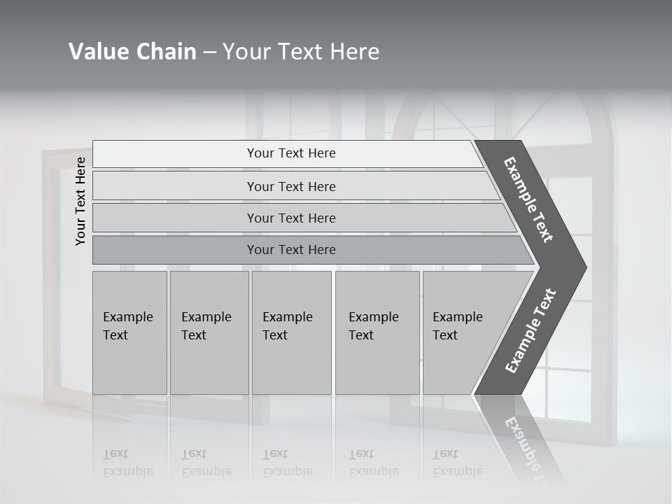 Bia Okno Architektura PowerPoint Template