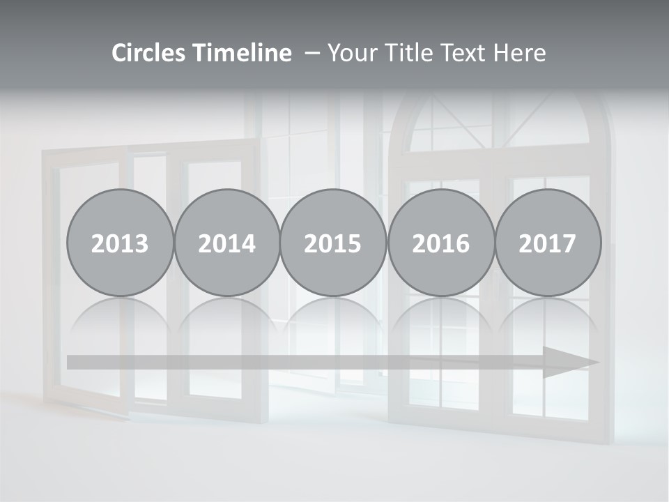 Bia Okno Architektura PowerPoint Template