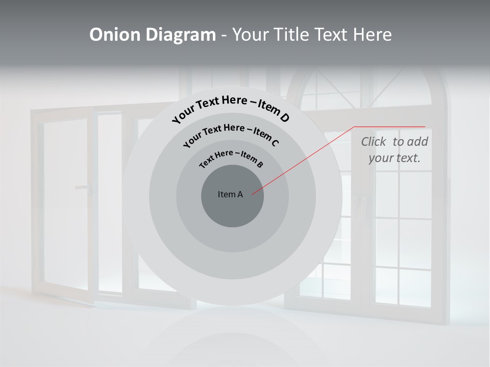 Bia Okno Architektura PowerPoint Template