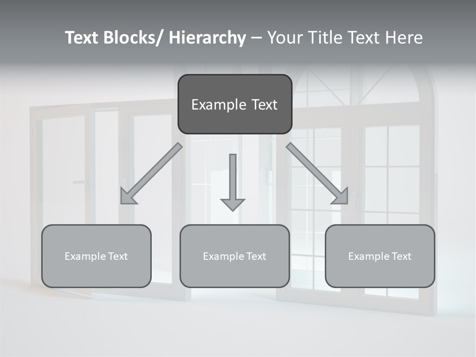 Bia Okno Architektura PowerPoint Template