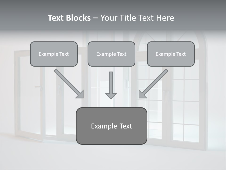 Bia Okno Architektura PowerPoint Template
