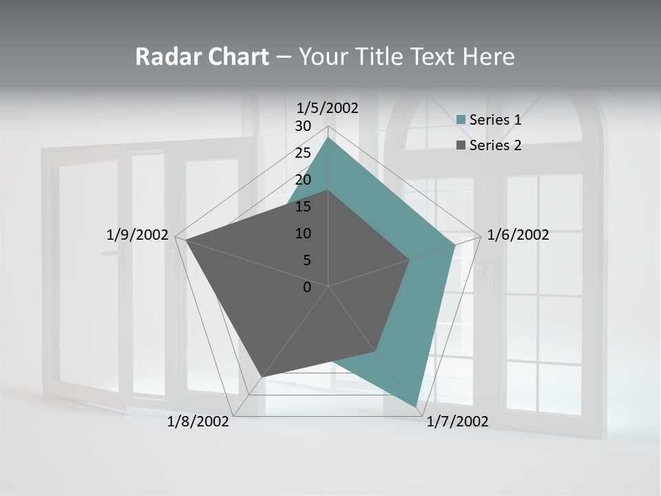 Bia Okno Architektura PowerPoint Template