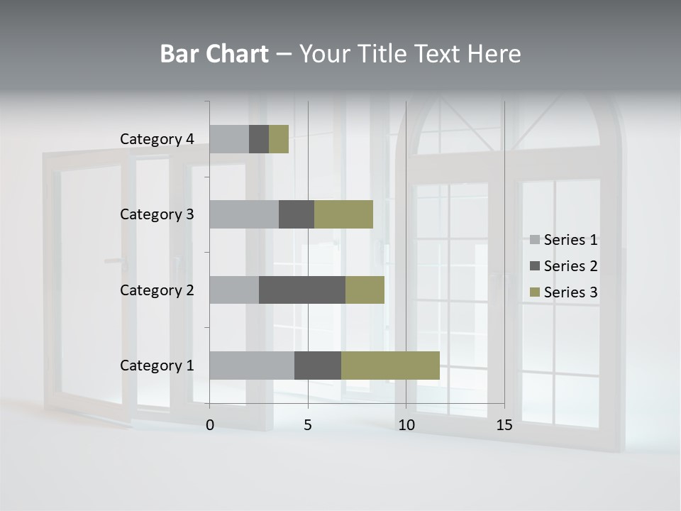 Bia Okno Architektura PowerPoint Template
