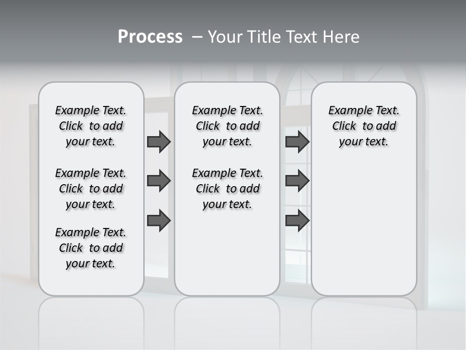 Bia Okno Architektura PowerPoint Template