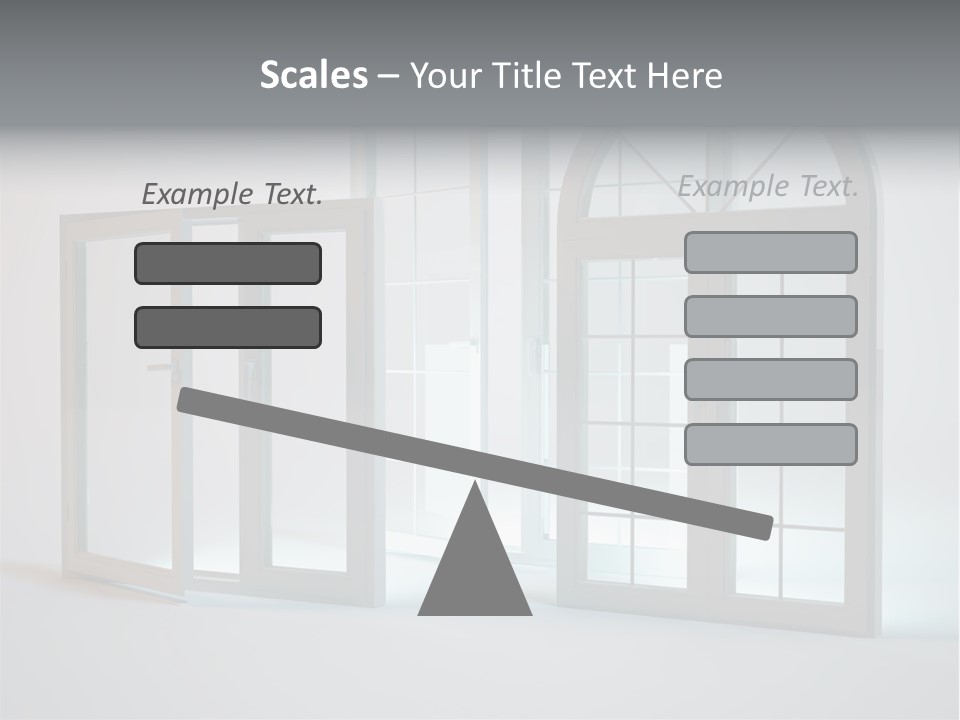 Bia Okno Architektura PowerPoint Template