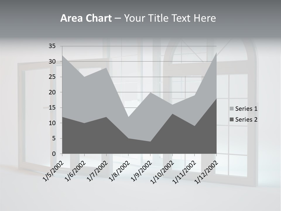 Bia Okno Architektura PowerPoint Template