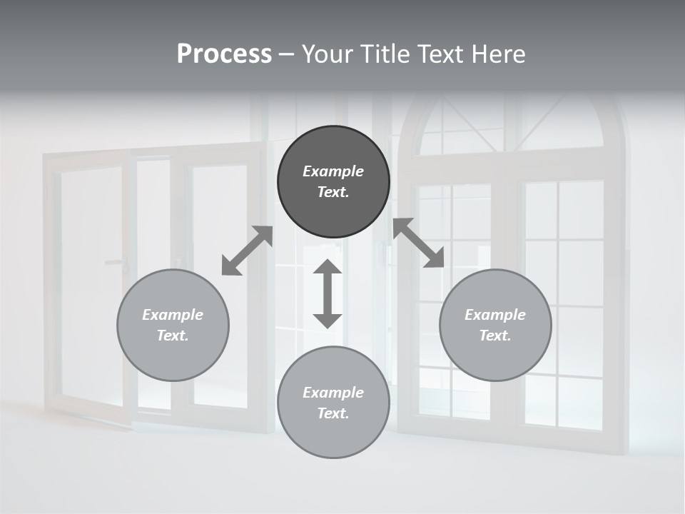 Bia Okno Architektura PowerPoint Template