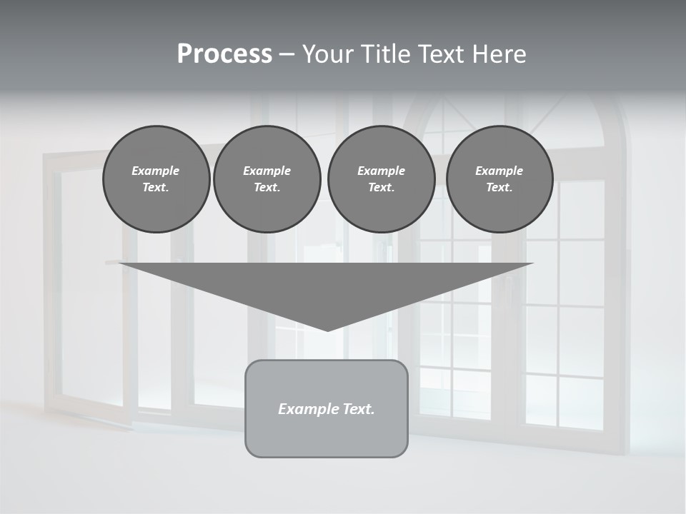 Bia Okno Architektura PowerPoint Template