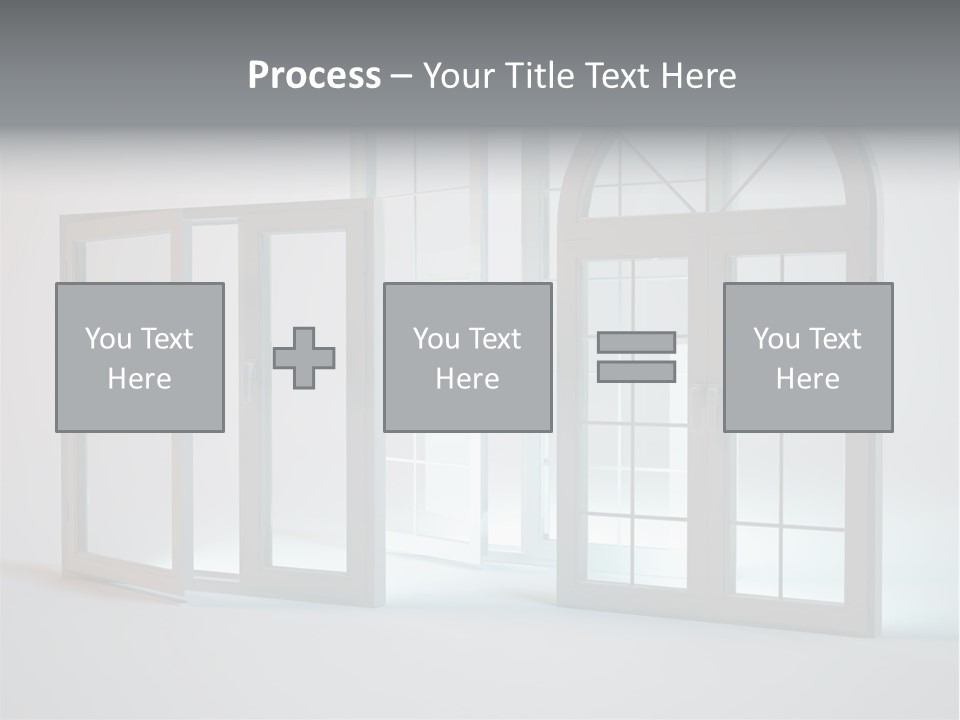 Bia Okno Architektura PowerPoint Template