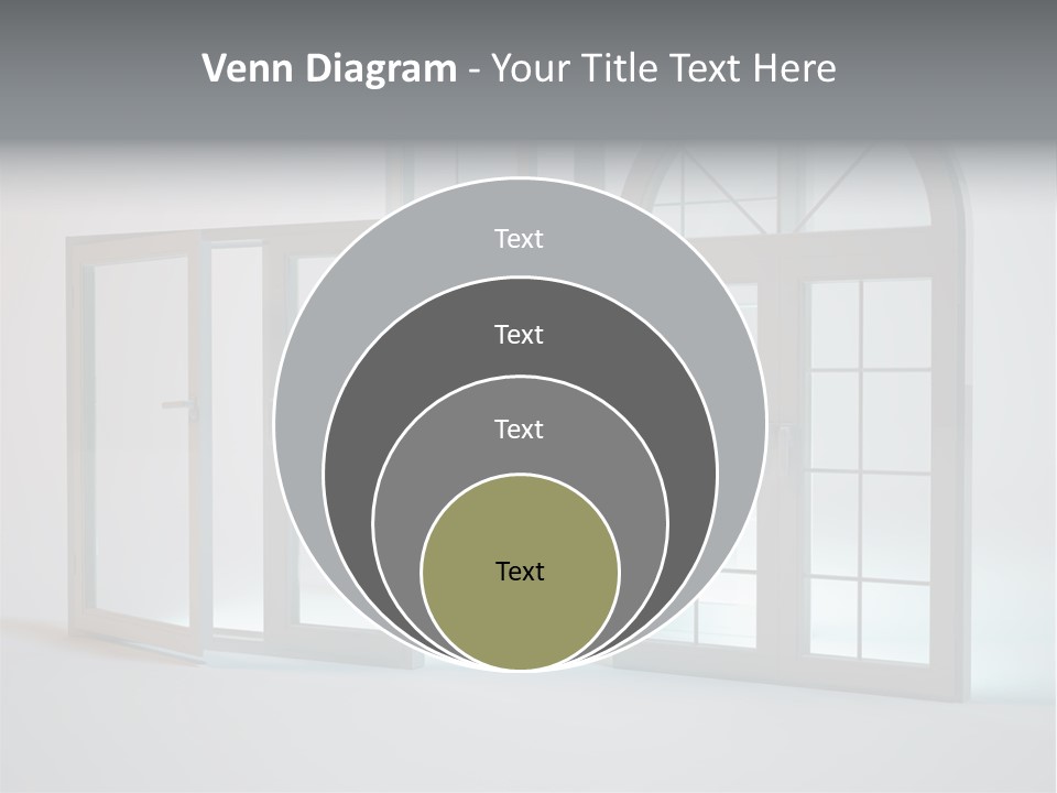 Bia Okno Architektura PowerPoint Template