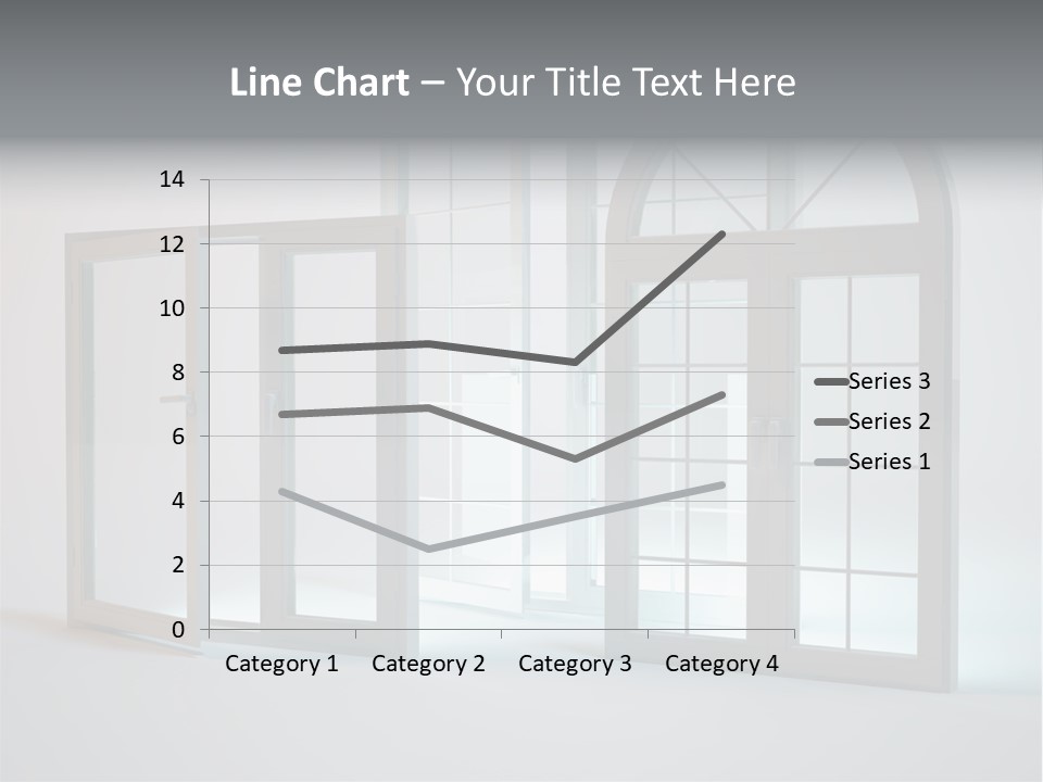 Bia Okno Architektura PowerPoint Template
