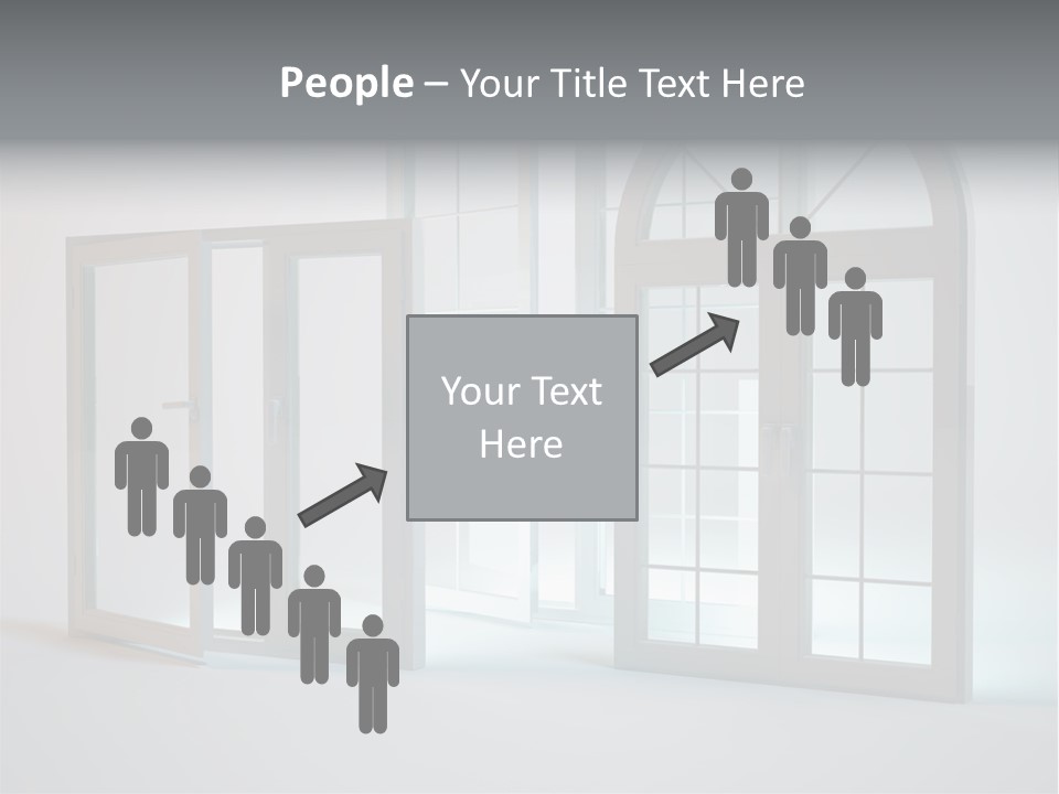 Bia Okno Architektura PowerPoint Template