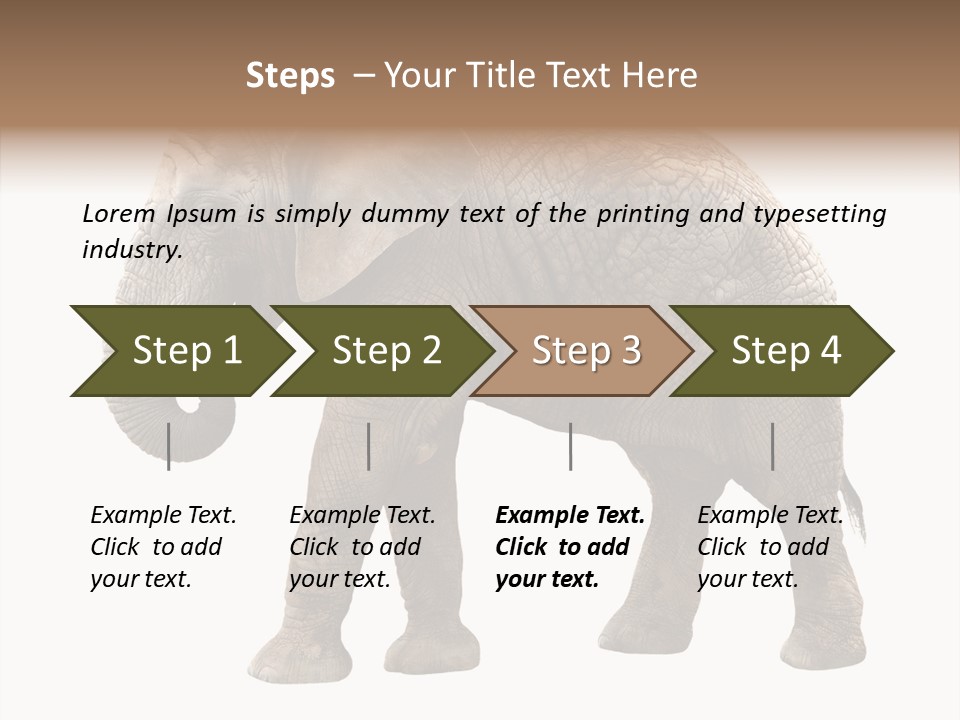 Strength Strong African PowerPoint Template
