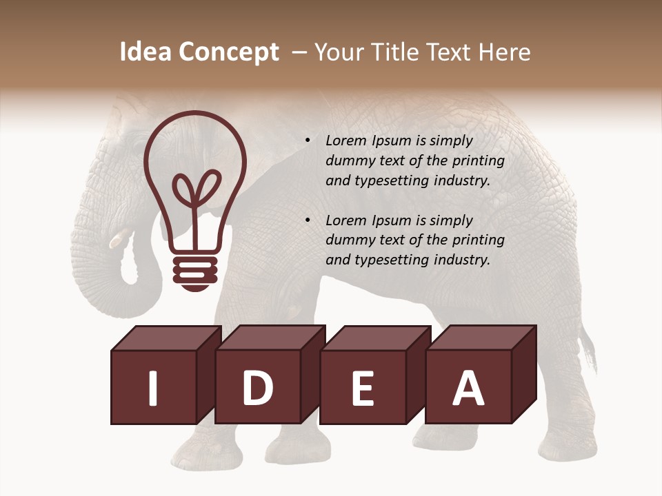 Strength Strong African PowerPoint Template